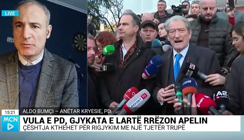 Bumçi: Nëse Berisha vendoset në "arrest shtëpie", PD-në e drejtojnë dy nënkryetarët (VIDEO)