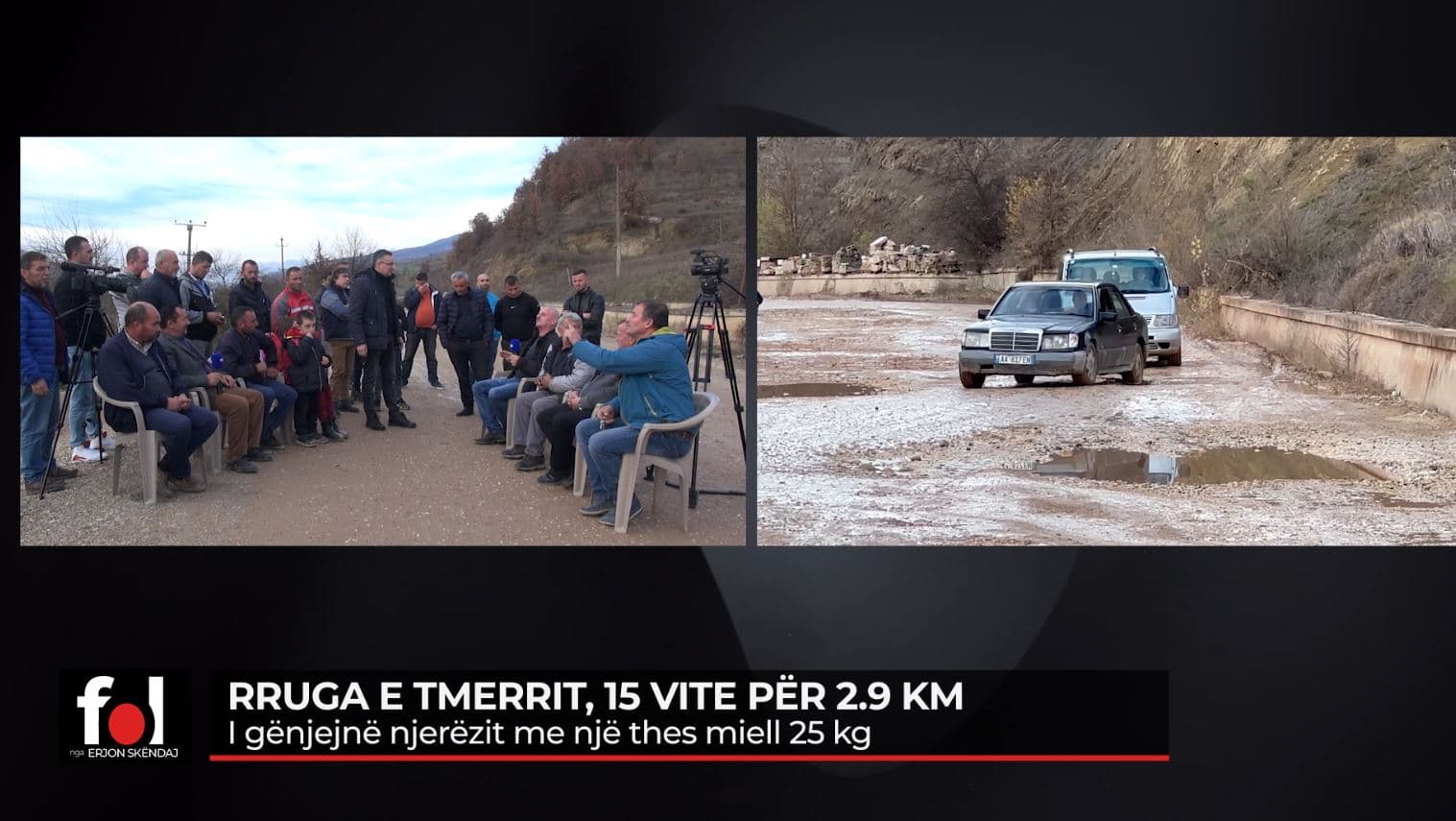Rruga e tmerrit Qukës-Qafë Plloç, 15 vite për 2.9 km/ Banorët: Gënjejnë me një thes miell, po të donte Balla do ishte bërë 
