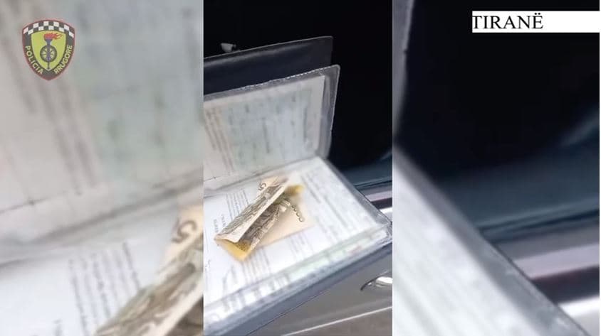  Shoferi nën ndikimin e alkoolit tenton të korruptojë policen në Tiranë
