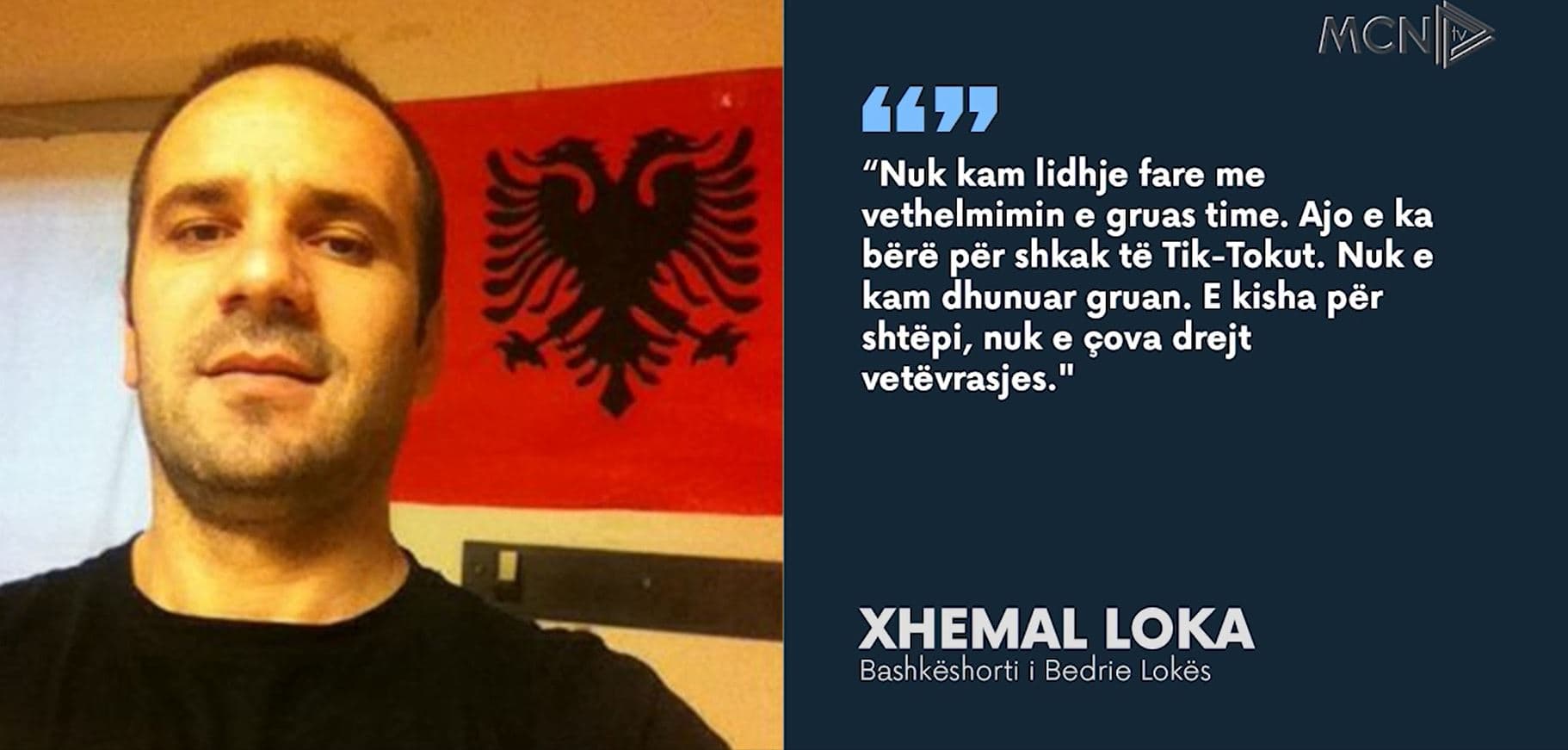 “Gruan ma vrau Tik-Toku”/ Dëshmon bashkëshorti i Bedrie Lokës: Nuk e kam dhunuar! (VIDEO)