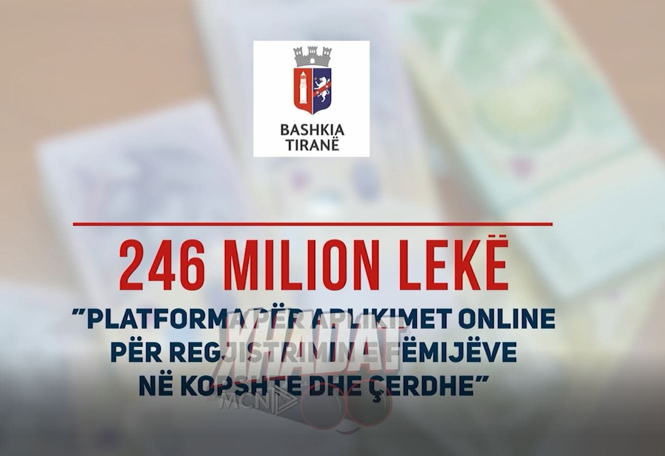 Bashkia Tiranë 246 milionë lekë për regjistrimin online të fëmijëve në kopshte dhe çerdhe 