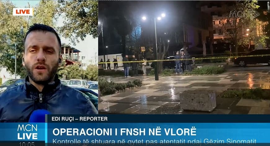 FNSH operacion në Vlorë, vijon kontrollet në qytet pas atentatit të Gëzim Sinomatit (VIDEO)