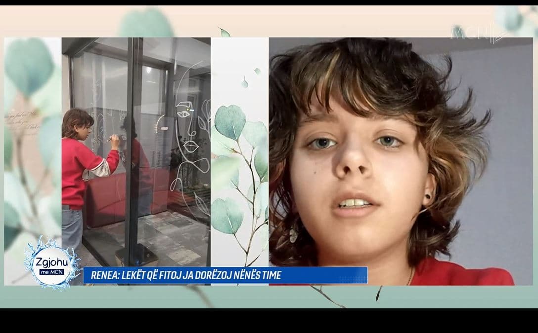 15 vjeçarja nga Gjakova ndihmon familjen duke pikturuar: Paratë e kursyera, mami mi ruan për studime
