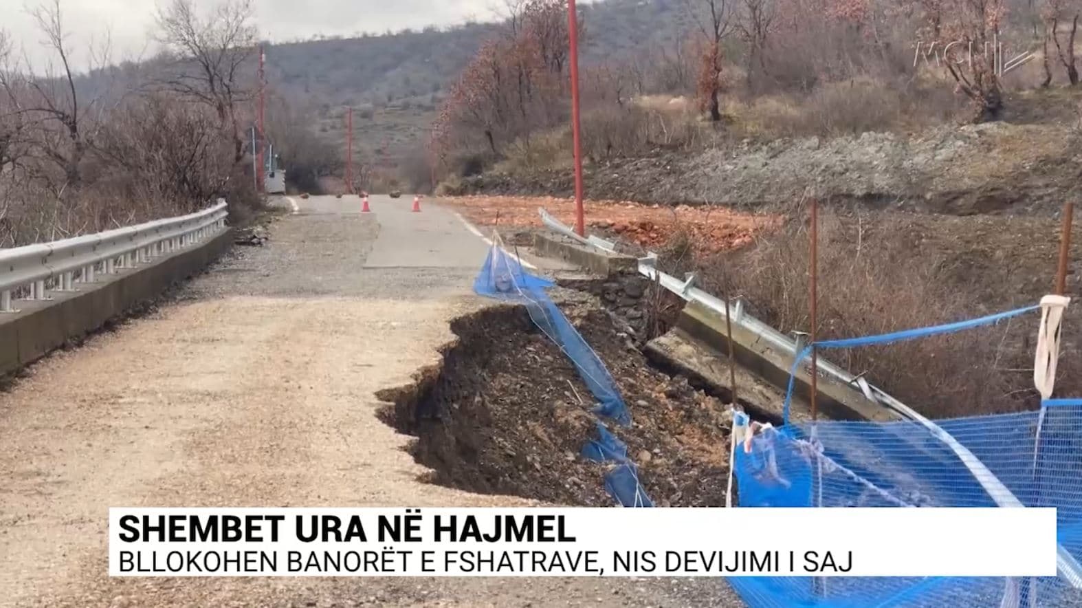 Shembet ura në Hajmel/ Bllokohen banorët e fshatrave, nis devijimi i saj (VIDEO)