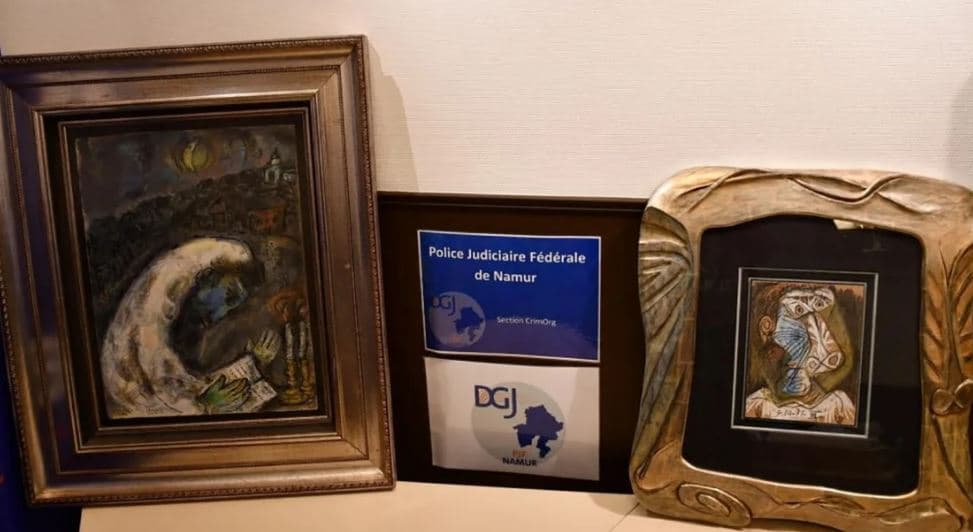 Policia belge zbulon pikturat e vjedhura të Picasso dhe Chagall me vlerë 900 mijë dollarë