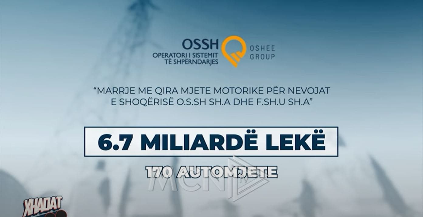 OSSH dhe Bashkia Tiranë 10.21 miliardë lekë tendera për mjete me qira (VIDEO)