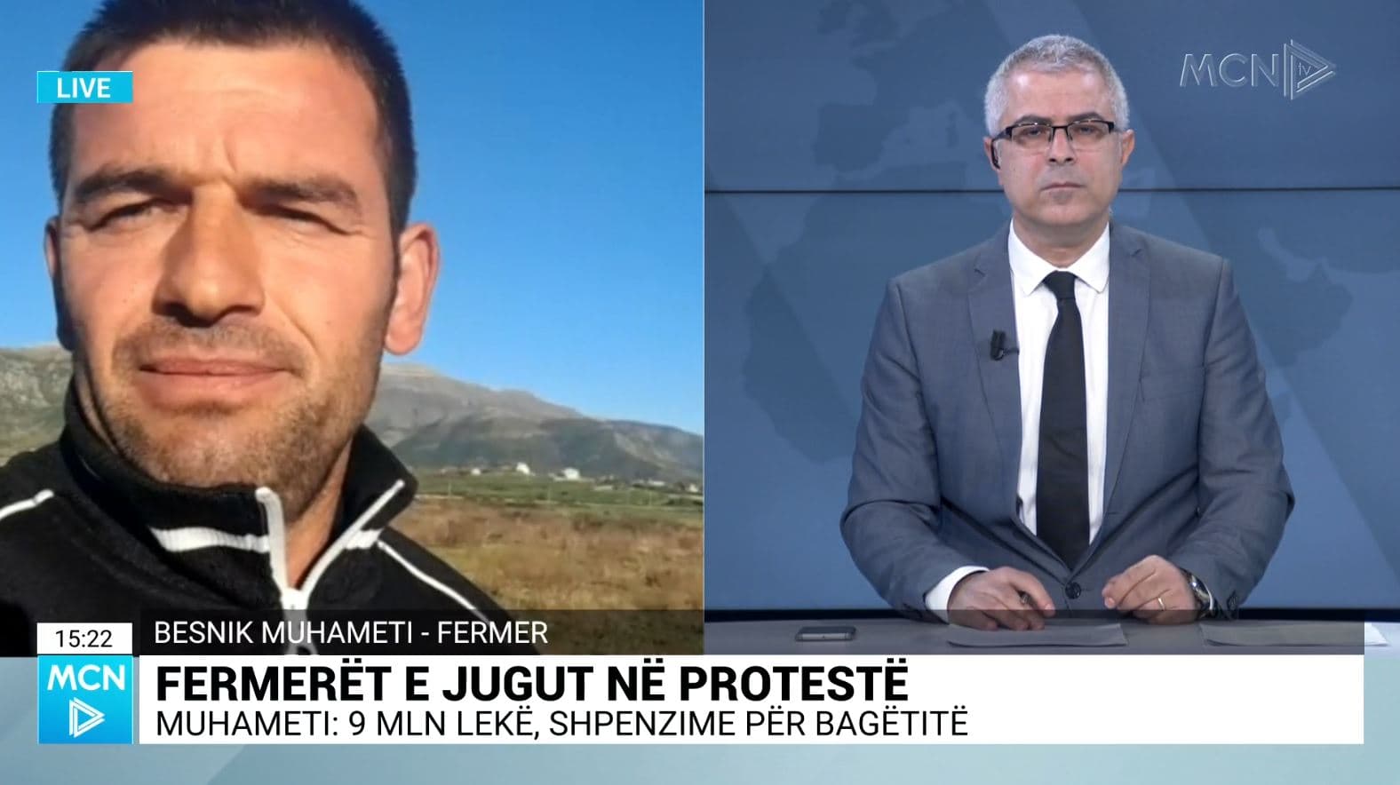 Fermerët në protestë/ Muhameti: Ka marrëveshje mes pikave të grumbullimit për uljen e çmimit të qumështit (VIDEO)