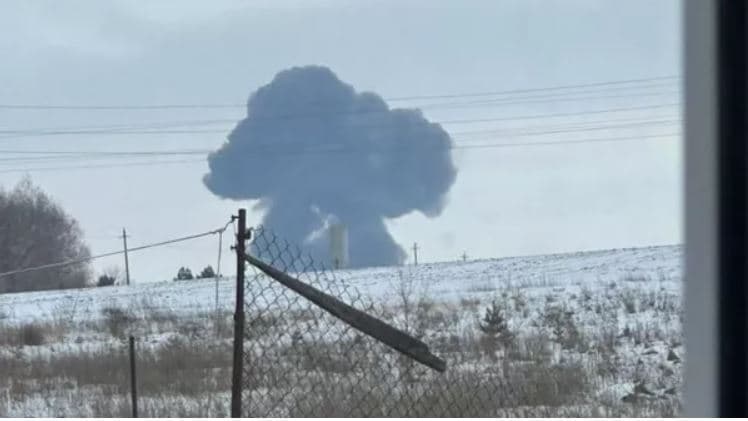 Avioni ushtarak rus rrëzohet në kufi, 65 robër lufte ukrainas në bord
