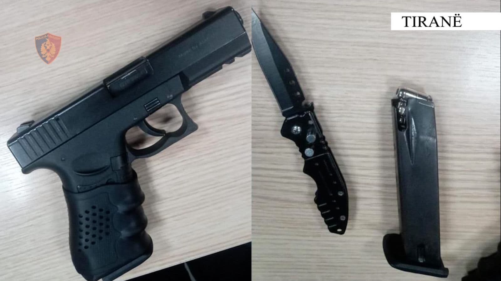Qarkullonte me pistoletë imituese dhe përdorte pajisje si të Policisë/ Arrestohet 30-vjeçari në Tiranë