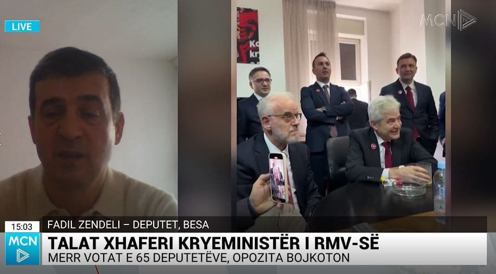 Xhaferi kryeministër/ Zendeli: Jo diçka historike për shqiptarët, i shërben vetëm Ahmetit për të mbuluar aferat 