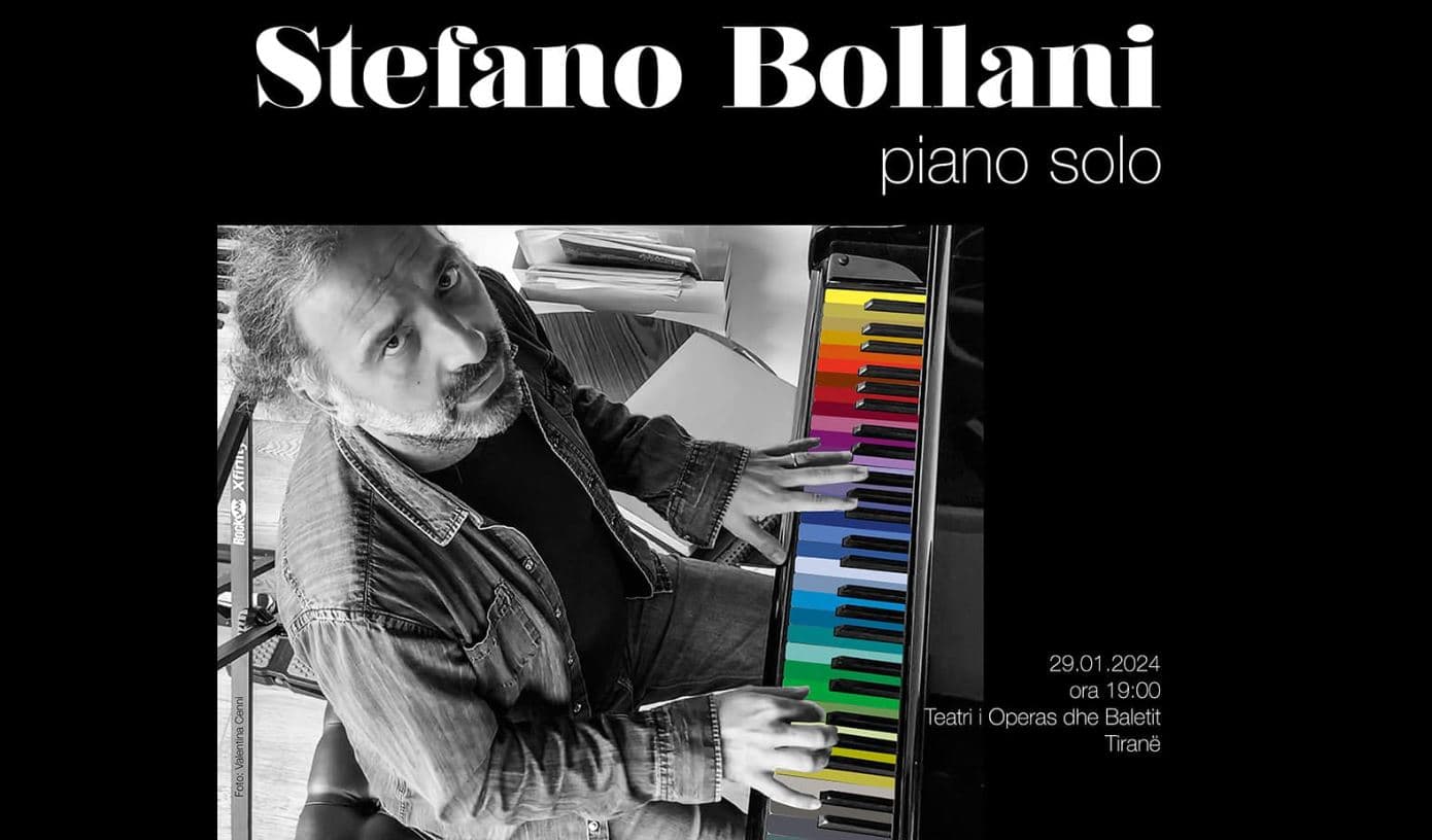   Pianisti i mirënjohur Stefano Bollani, sonte koncert në skenën e TKOB-së