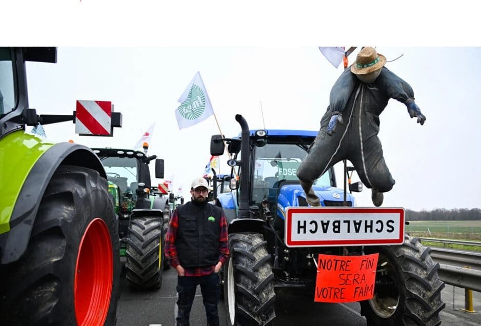 Protestat, 1 mijë traktorë vërshojnë drejt Brukselit