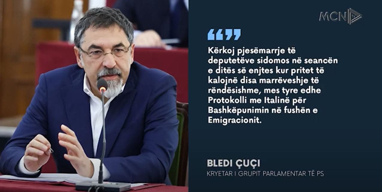 Pakti për emigrantët, të enjten në seancë/ Amnistia, Çuçi: Pro opozitës për më shumë përfitues (VIDEO)
