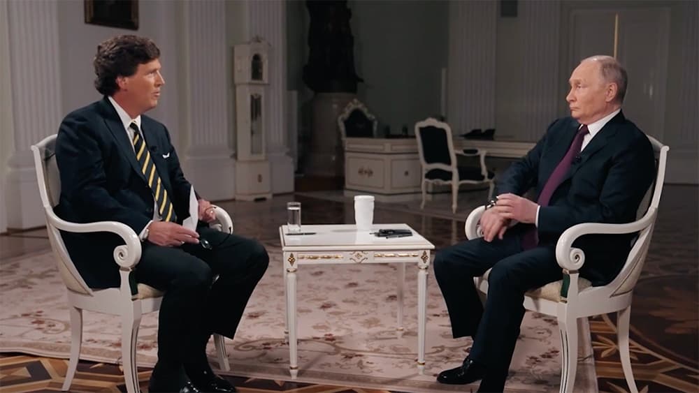Kremlini mbi intervistën e Putinit: Mediat amerikane, xheloze për Carlson-in