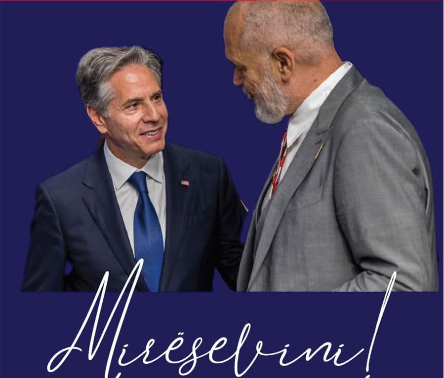 Blinken vjen në Tiranë, Rama: Vlerë e veçantë për Shqipërinë 