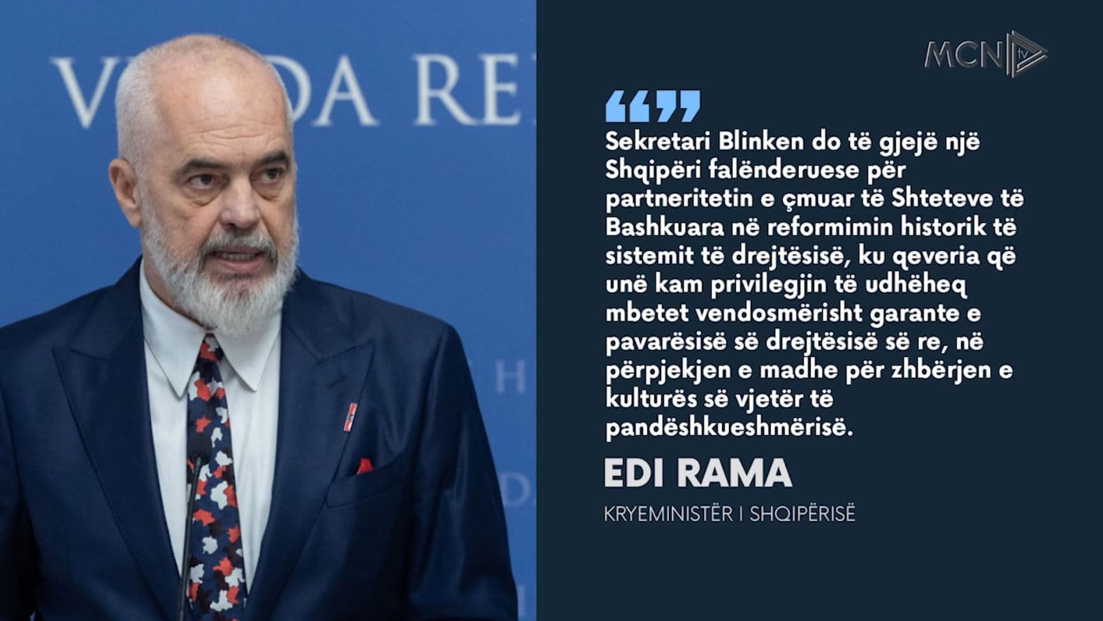 “Qeveria ime, garante e pavarësisë së SPAK”/ Rama mesazh para vizitës së Blinken në Tiranë (VIDEO)