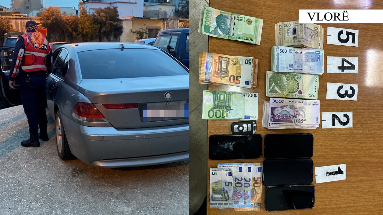 Përdornin para të falsifikuara për blerje, arrestohen dy persona në Vlorë