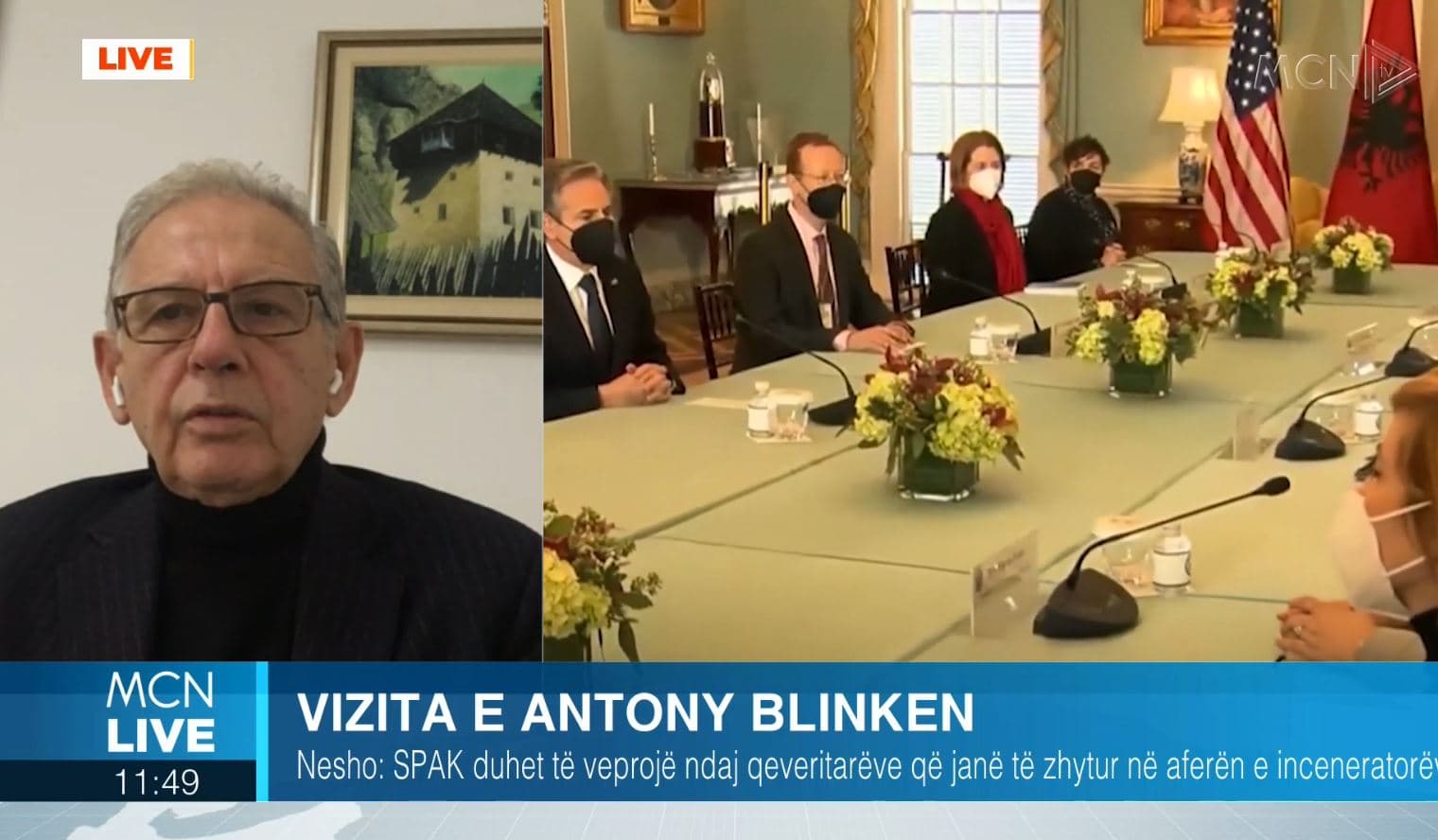Blinken në Tiranë, Nesho: Nëse do jetë vizitë e suksesshme, SPAK duhet të godasë aferën e tejngopur të inceneratorëve (VIDEO)