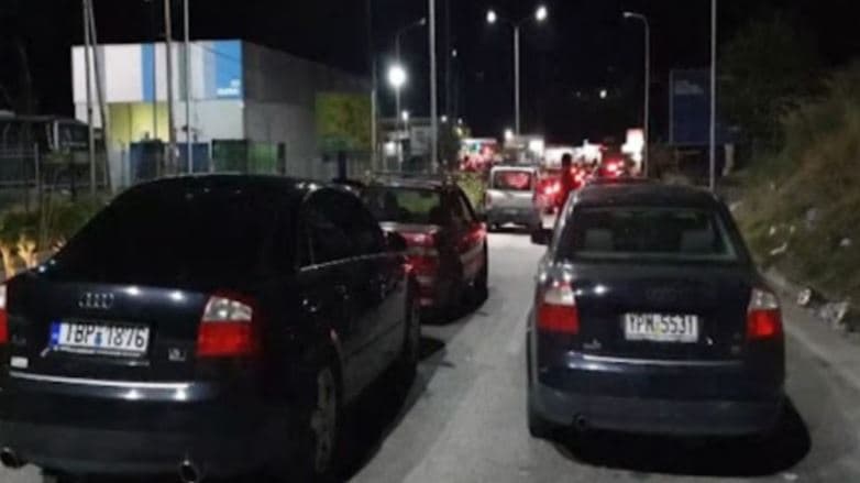 Protesta e fermerëve/ Policia Kufitare me kufizime në rrugën nacionale Kallpaq-Janinë