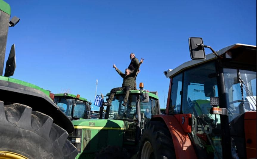Mijëra fermerë do të zbarkojnë me traktorë në Athinë, protesta ditën që vjen presidentja e PE Metsola 