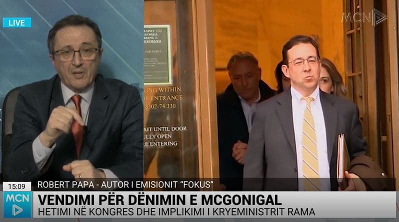 “Saga McGonigal vazhdon, do ketë hetime të tjera”, Papa: Mendoj që Dumani e ka marrë dosjen (VIDEO)