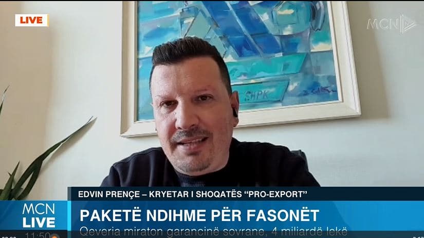 Paketë ndihme për fasonët/ Prençe: 80% e kolateralit të sigurohet nga shteti, brenda vitit pritet kthesë e rëndësishme (VIDEO)