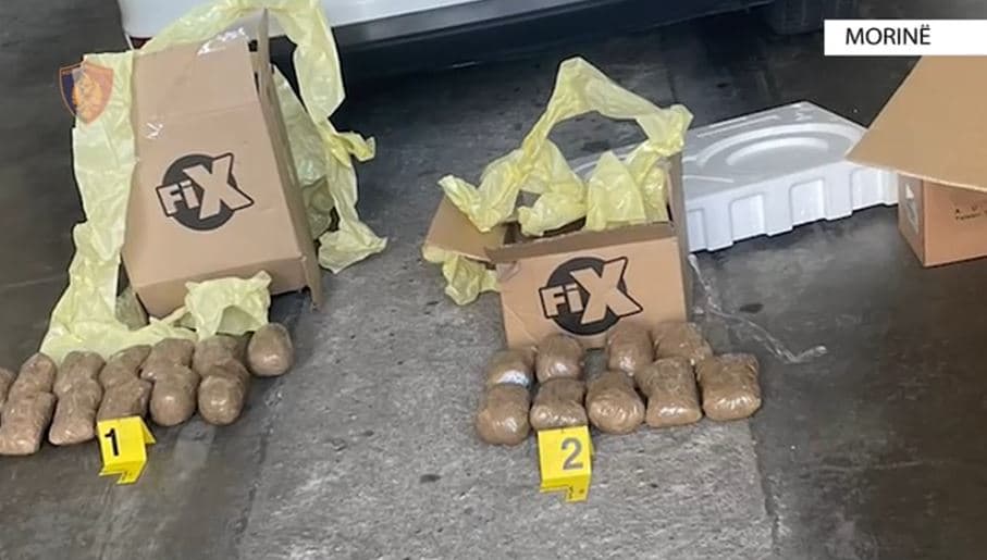 Tenton të trafikojë 11 kg heroinë, arrestohet një person në Morinë