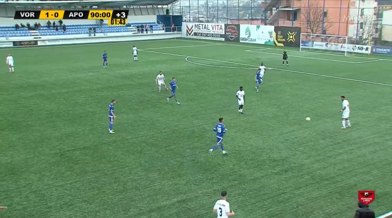 Vendos goli i Raboshtës, Vora triumfon ndaj Apolonisë