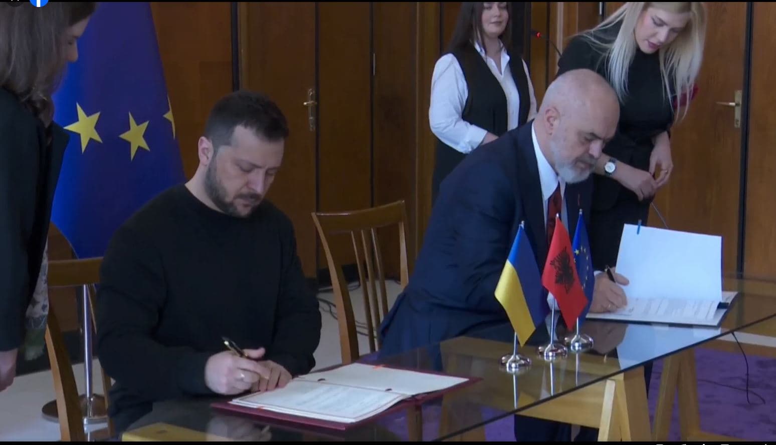 Nënshkruhet Traktati i Miqësisë dhe Bashkëpunimit Shqipëri-Ukrainë