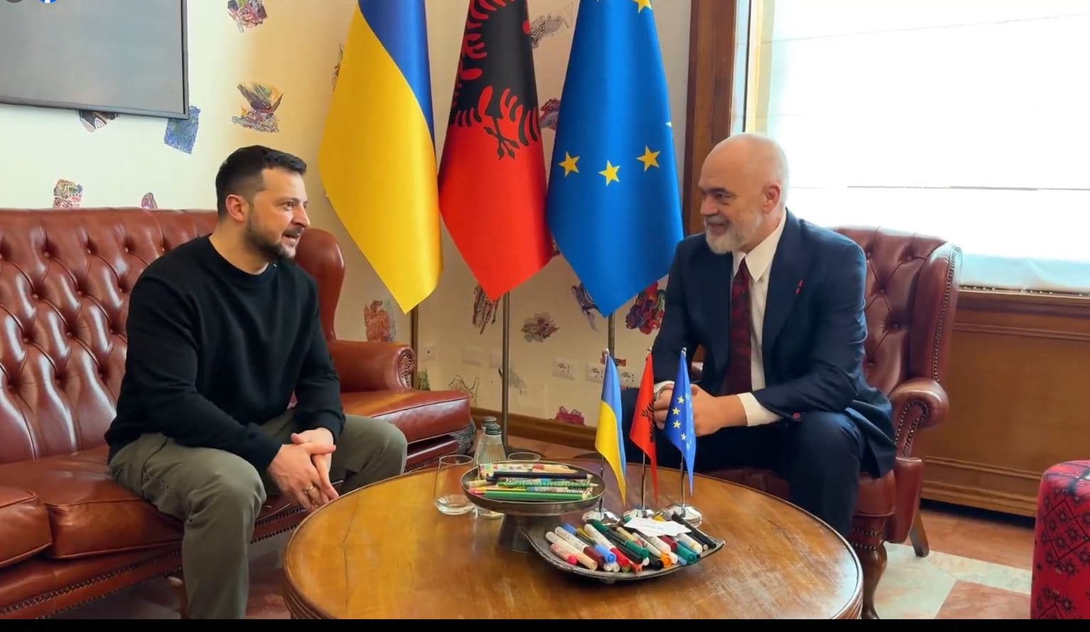 Samiti për Ukrainën/ Rama pret Zelenskyn në Kryeministri