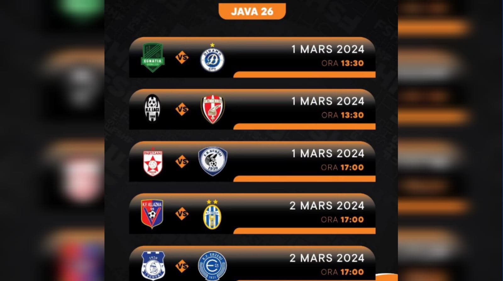 Java e 26-të, Superiorja ndahet në dy ditë