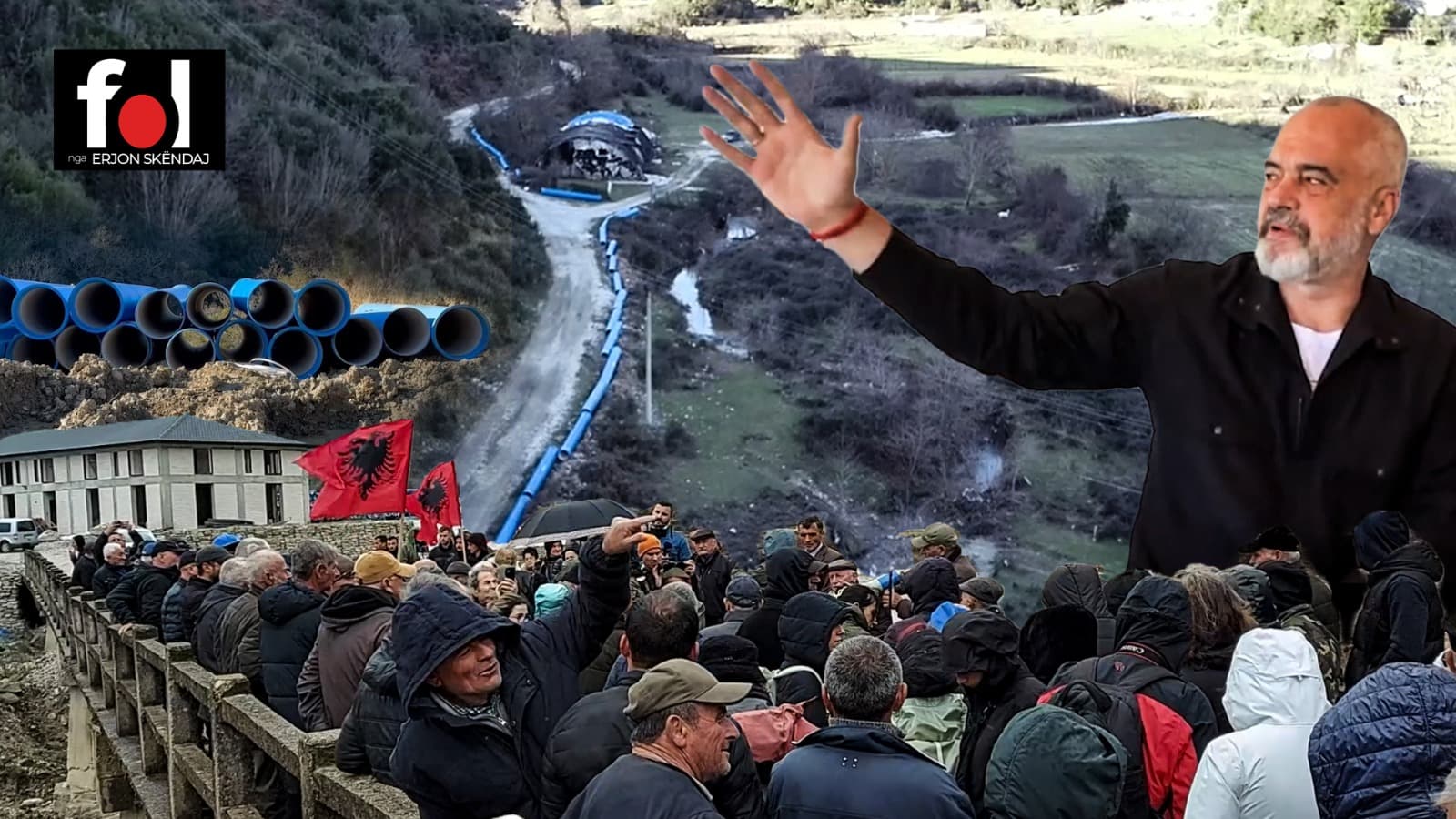 Banorët e 22 fshatrave kundër Ujësjellësit: Po na marrin ujin e Shushicës për rezortet e oligarkëve! (VIDEO)