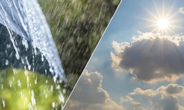 Moti sot/ Kthjellime të pakta, pasditja me vranësira e shi