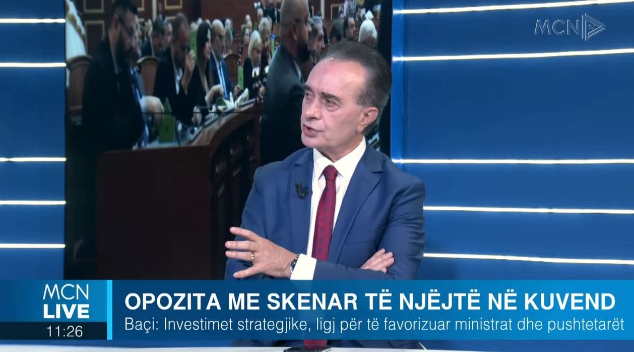 Baçi: Ligji për investimet strategjike, ndër më korruptivët. Favorizon qeveritarët dhe oligarkët (VIDEO)