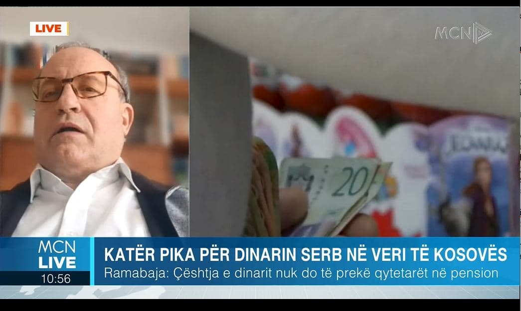 “Lufta” për dinarin/ Ramabaja: Vendosja e bankave provizore, show i propagandës së qeverisë serbe (VIDEO)