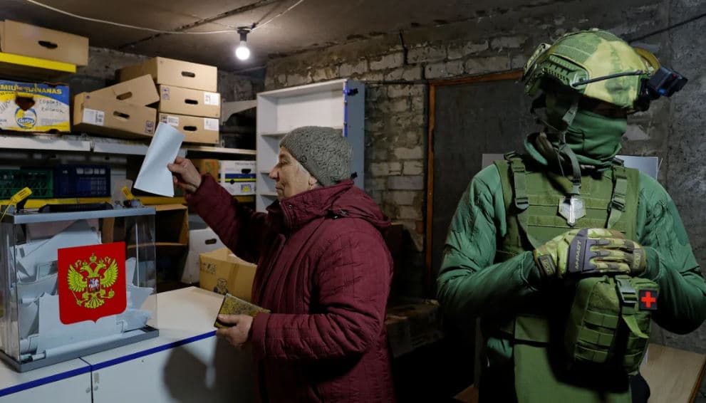 Zgjedhjet në Rusi/ Ukraina thirrje qytetarëve nën okupimin rus të injorojnë 'pseudozgjedhjet' e Putinit
