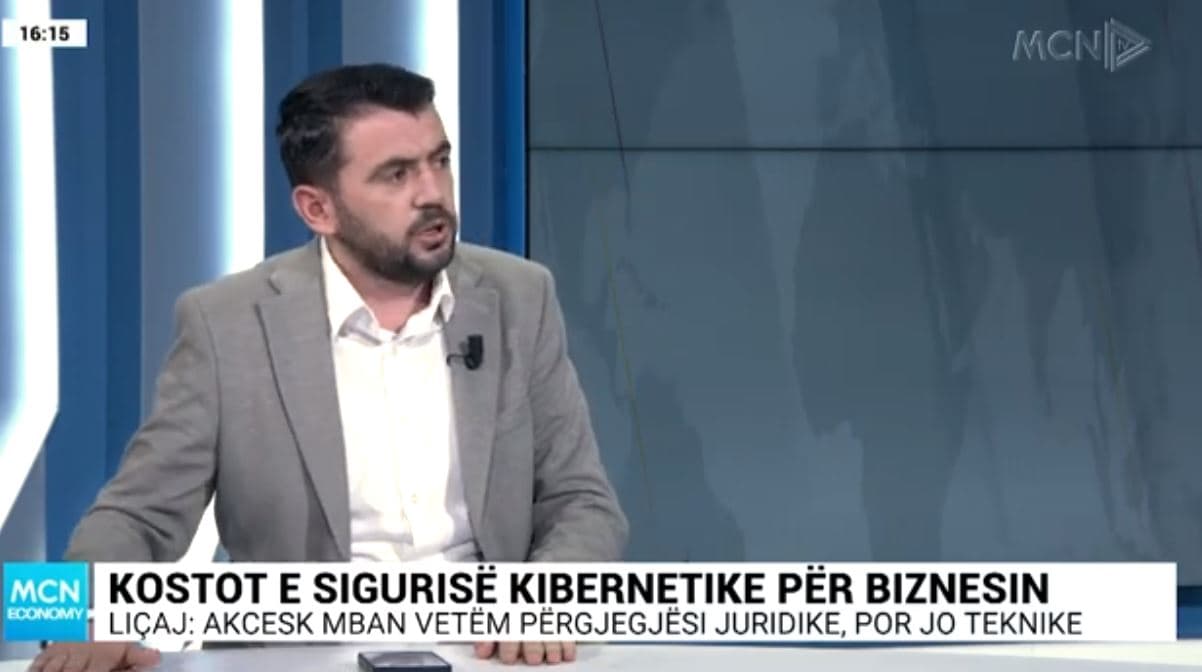 Liçaj: Institucioneve i duhen 5 mijë ekspertë të sigurisë kibernetike, në Shqipëri ka vetëm 100 të tillë