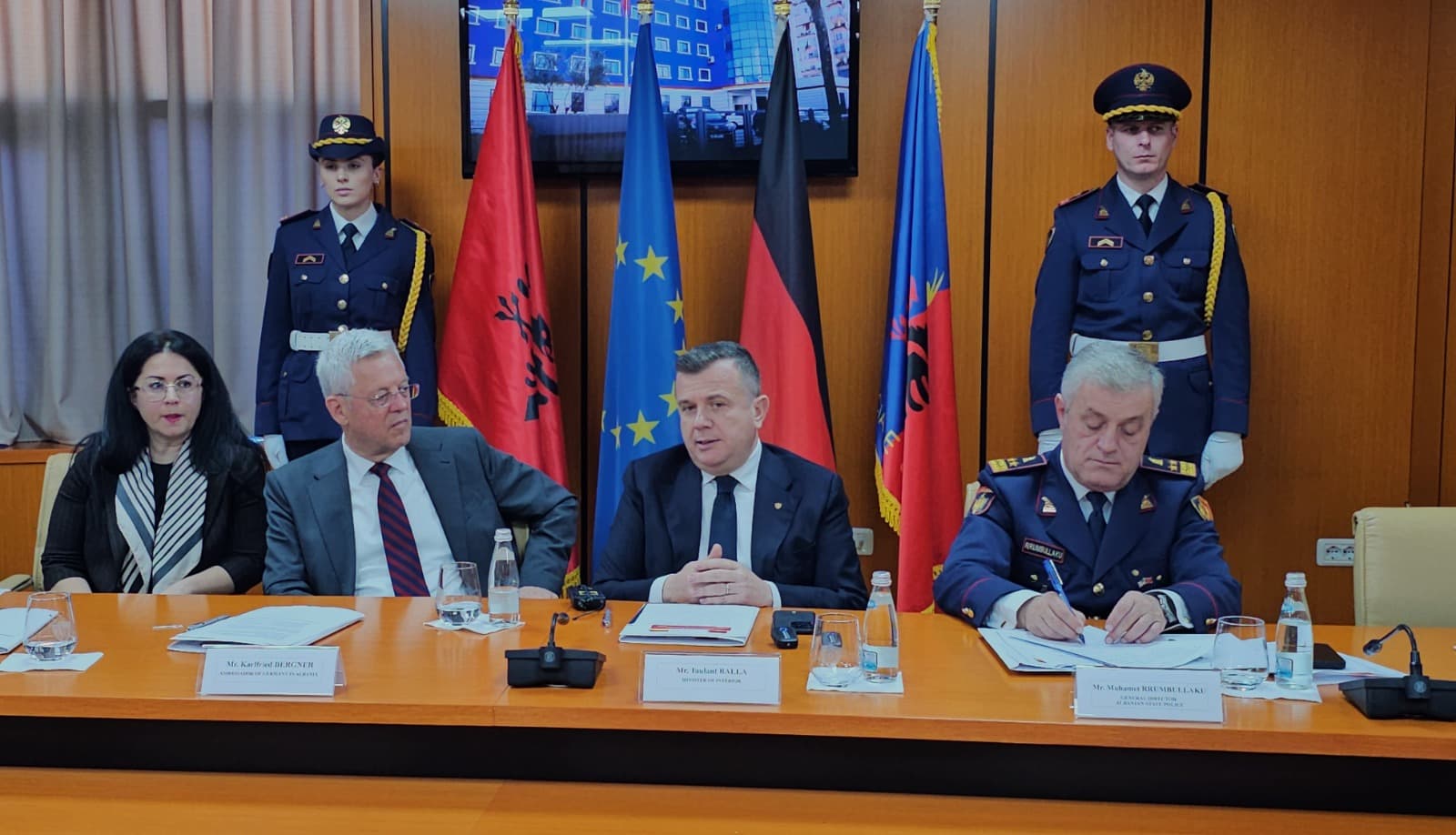 Euro 2024, Balla dhe ambasadori gjerman me drejtuesit e policisë: Shqiptarët tifozët e tretë për nga numri