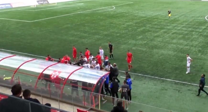 Sherr masiv në Partizani U19-Vllaznia U19, gjashtë lojtarë ndëshkohen me të kuq (VIDEO)