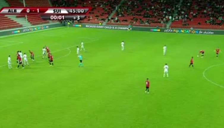 Shqipëri U21-Zvicër U21/ Pjesa e parë mbyllet me avantazhin e miqve
