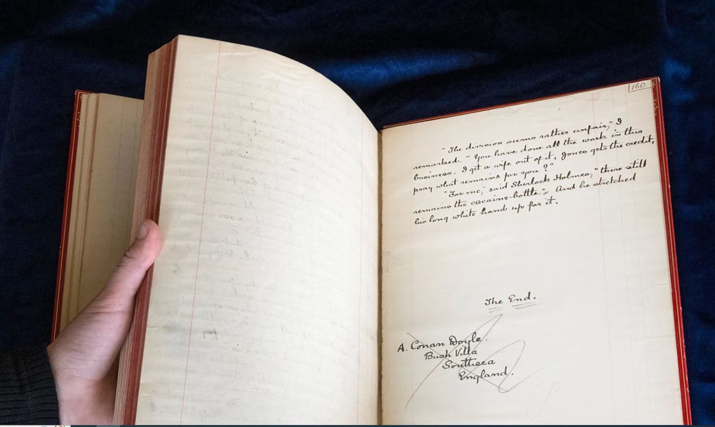 Dorëshkrimi origjinal i Sherlock Holmes mund të arrijë 1.2 mln dollarë në ankand