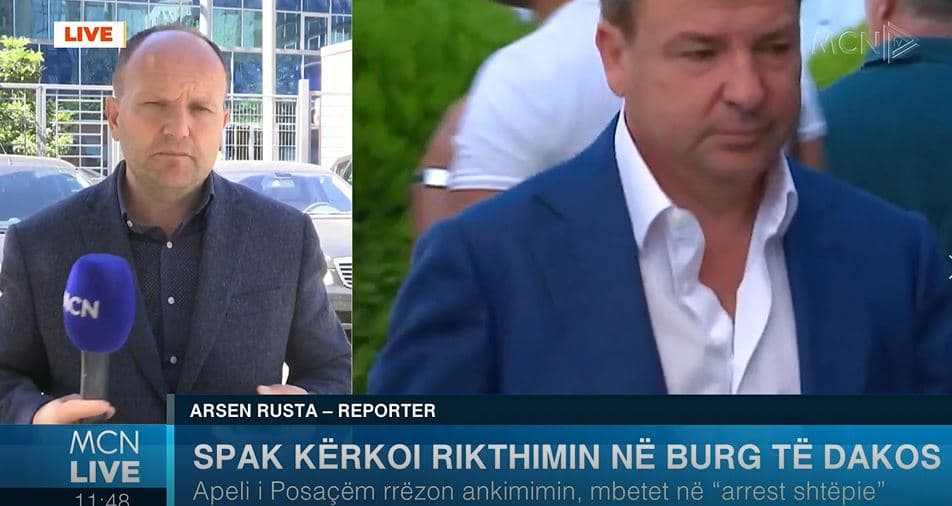 SPAK kërkoi rikthimin në burg, Apeli i Posaçëm lë në "arrest shtëpie" Vangjush Dakon (VIDEO)