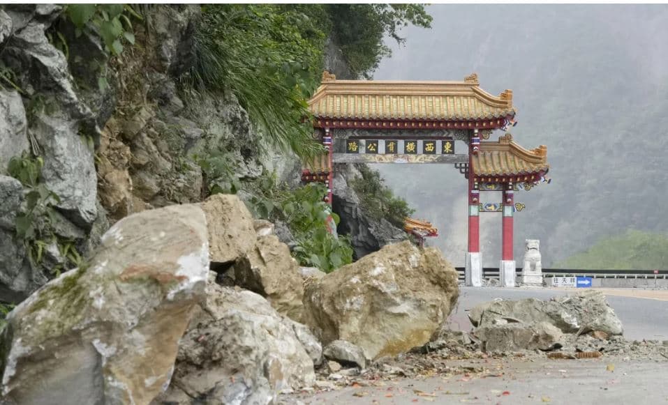 Tërmeti 7.4 ballë në Tajvan mbyll për vizitorët Parkun Kombëtar Taroko