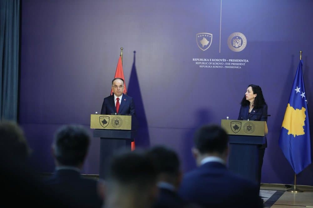 Begaj: Shqipëria, avokate e Kosovës. Osmani: Dy vendet do të ecin krah për krah drejt familjes evropiane