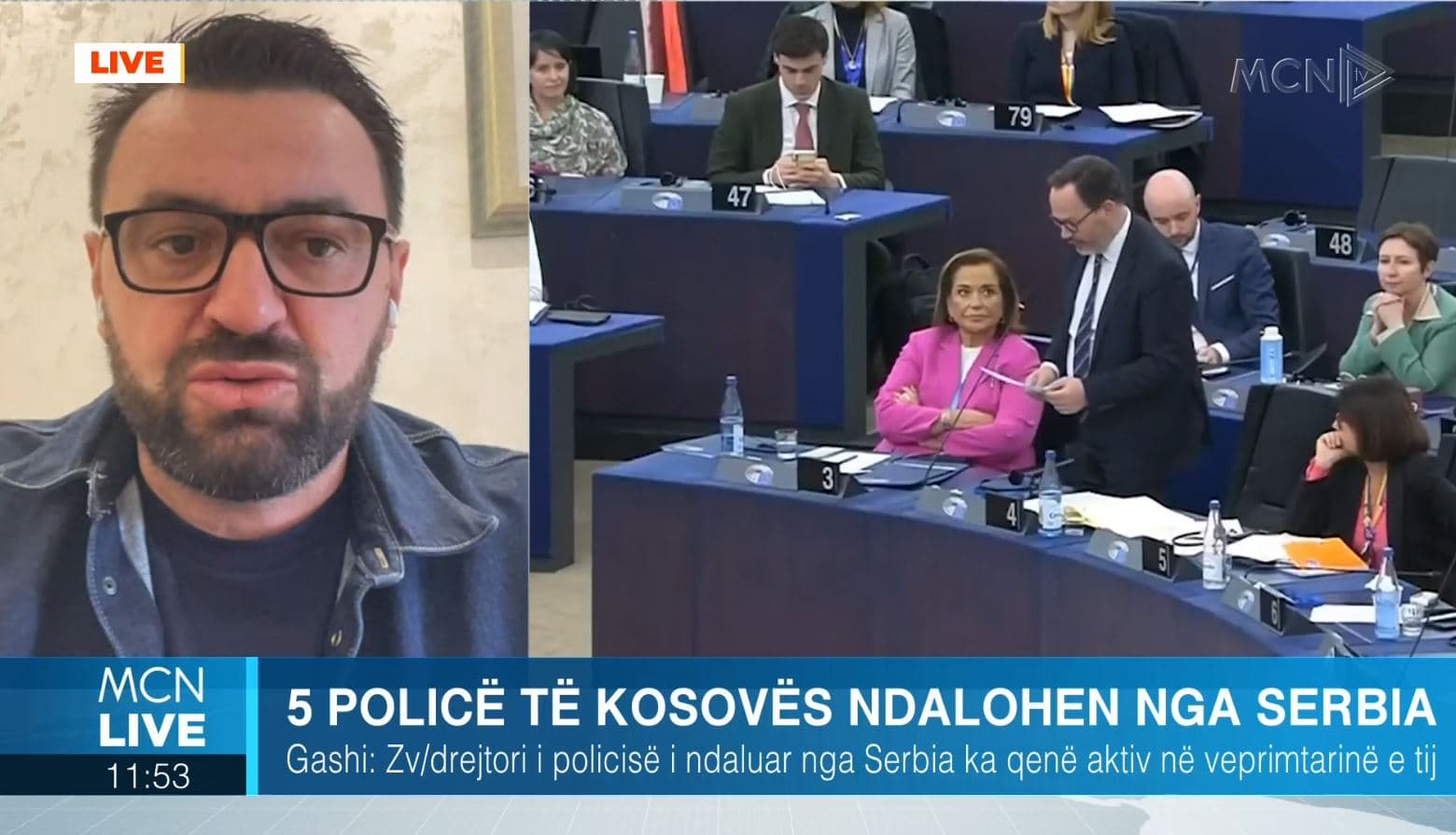 Ndalimi i 5 policëve, Gashi: Qeveria duhet t’iu japë goditje më të fortë qarqeve serbe në Kosovë (VIDEO)