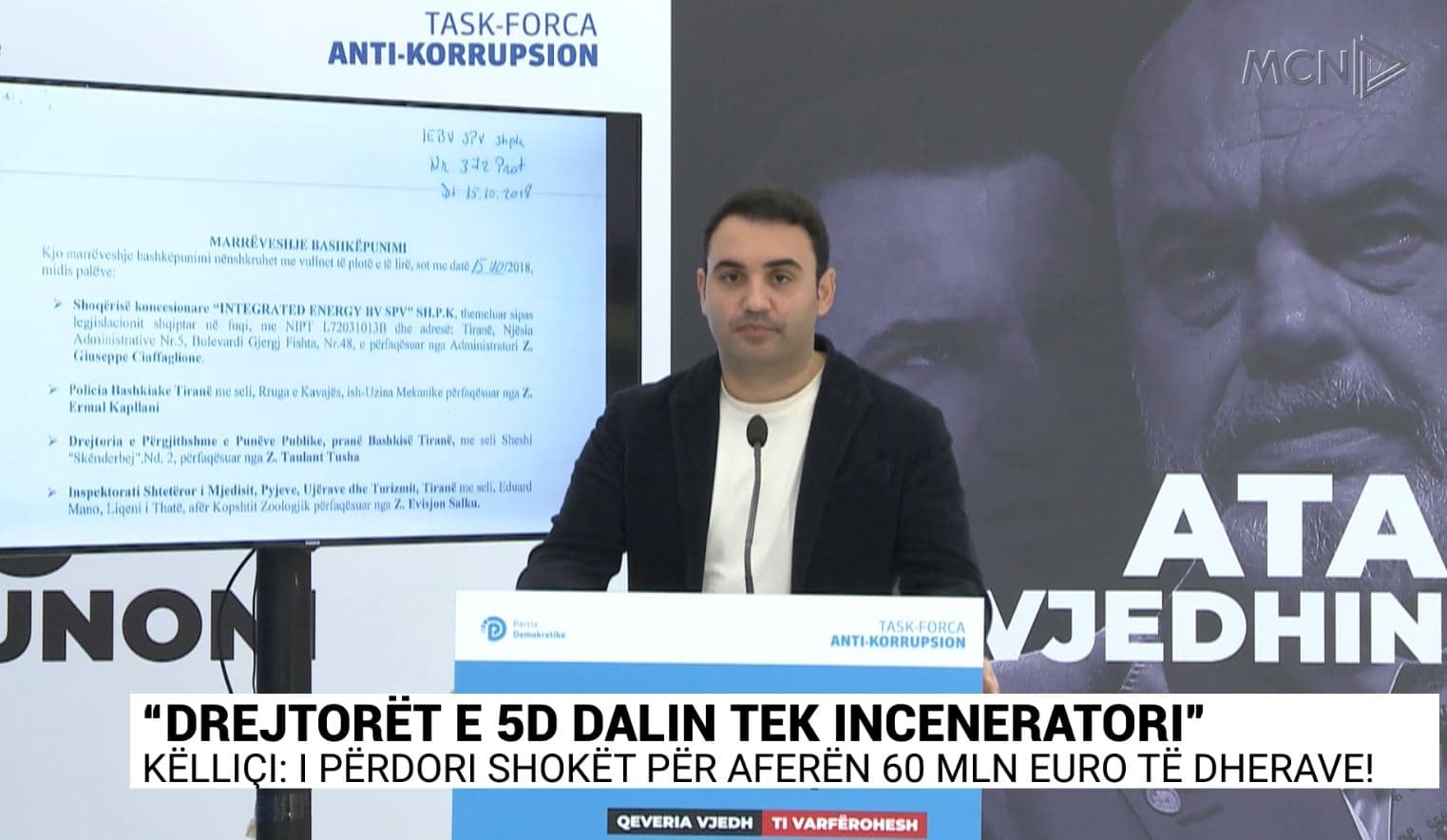“Drejtorët e 5D dalin tek inceneratori”/ Këlliçi: I përdori shokët për aferën 60 mln euro të dherave! (VIDEO)