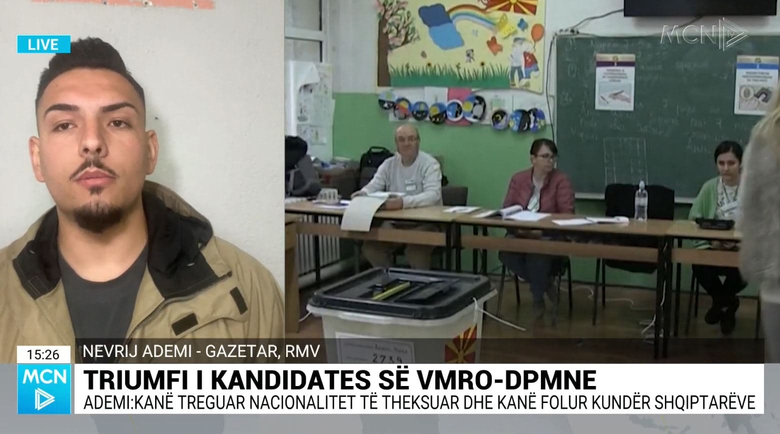 Triumfi i kandidates së VMRO/ Ademi: Nacionalizmi u shit mirë. Po të bashkoheshin shqiptarët te një kandidat, do ishte në raundin e dytë