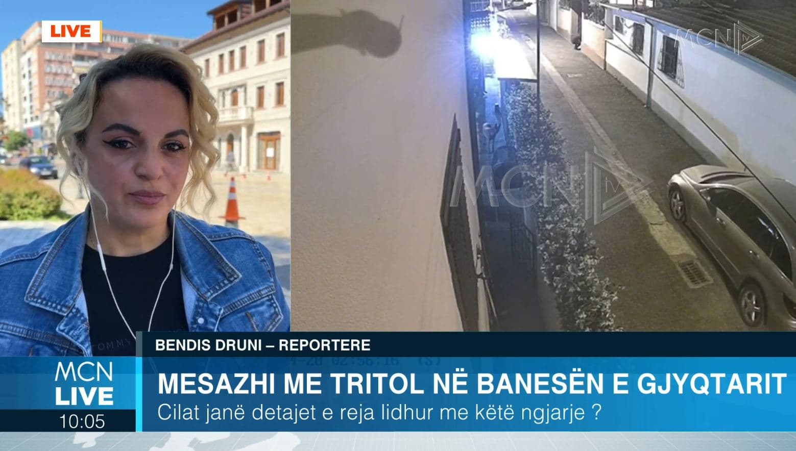 Tritoli në banesën e gjyqtarit, autori i maskuar i paidentifikuar/ Dyshime për shkak të detyrës (VIDEO)