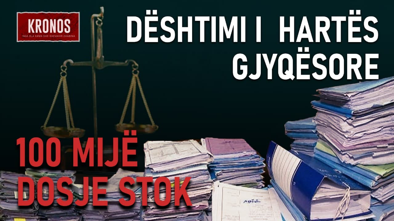 Mbi 100 mijë dosje stok në gjykata. Harta e re gjyqësore nuk sjell uljen e numrit të dosjeve, sistemi në kolaps
