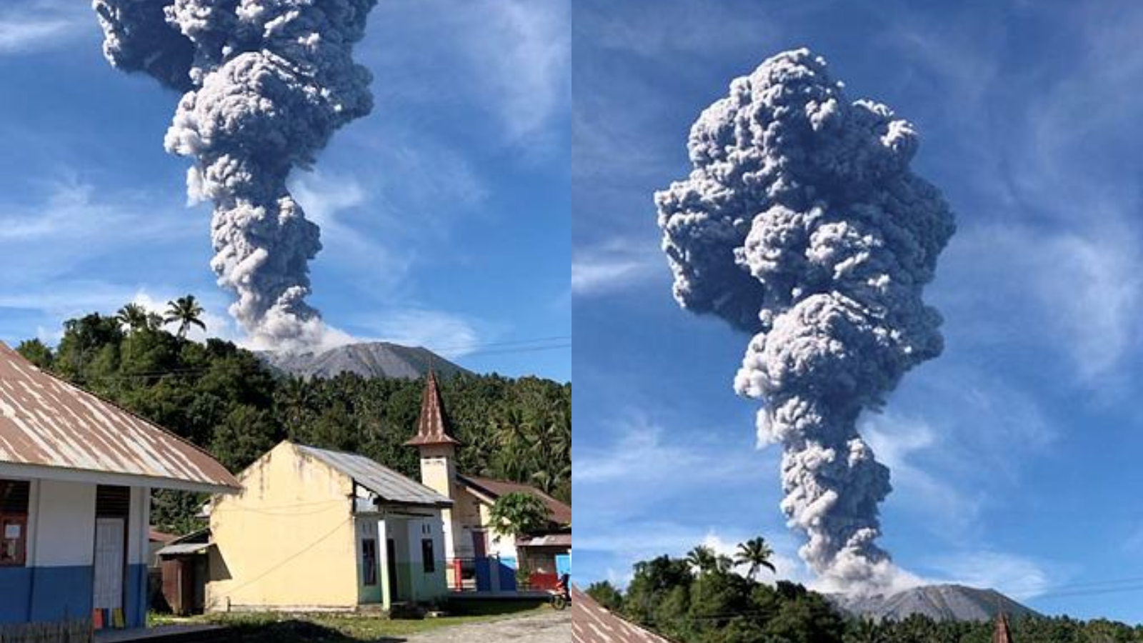 Vullkani Ibu, Indonezia ngre alarmin në nivelin më të lartë